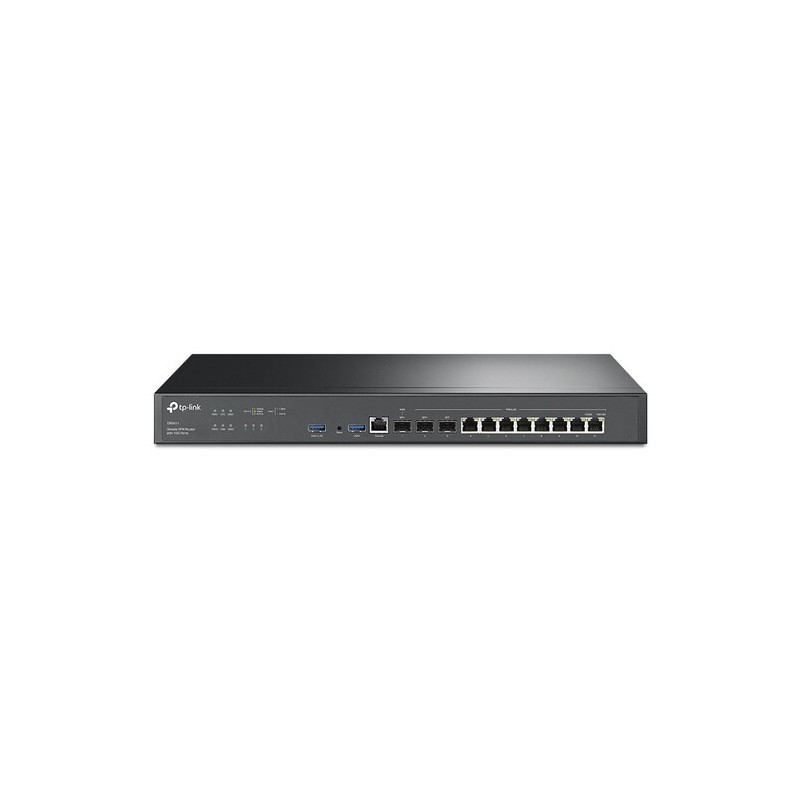 Routeur VPN Omada avec 2 ports SFP+ 10GE + 1 port LANWAN SFP+ 10 Gbps+ 1 port LANWAN SFP Gigabit 101001000 Mbps + 8 ports Routeur VPN Omada avec 2 ports SFP+ 10GE + 1 port LANWAN SFP+ 10 Gbps+ 1 port LANWAN SFP Gigabit 101001000 Mbps + 8 ports