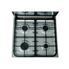 Cuisinière Astech CK66ELCF 4 feux a gaz 60x60cm avec écran et chaleur tourne