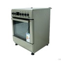 Cuisiniere et four electrique ASTECH CK78PLFOEL 4 FEUX 60x60cm inox