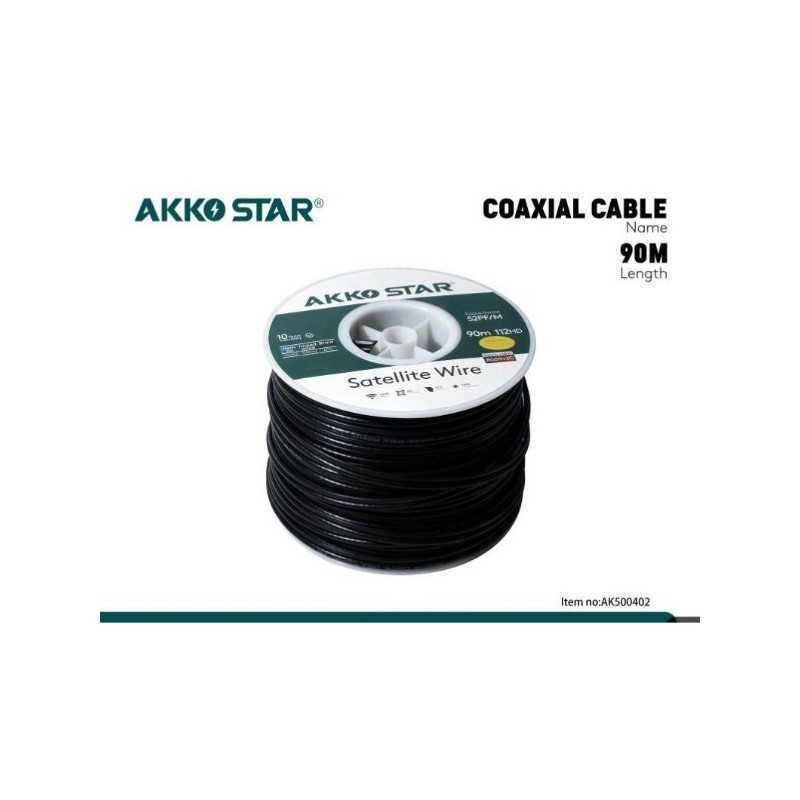 Rouleau Cable Caméra CCV coaxial RG59+2c 100m Rouleau Cable Caméra CCV coaxial RG59+2c 100m
