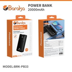 Power Bank Baraka BRK-PB33 20000mAh Noir