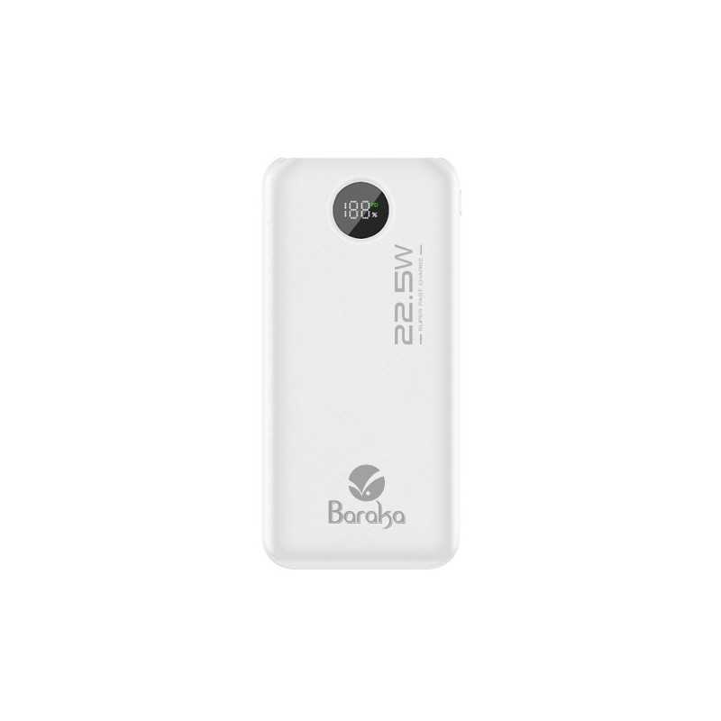 Power Bank Baraka BRK-PB22 10000mAh Blanc