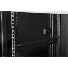 Coffret informatique 6U emplacement ventilo et multiprise 530x400cm