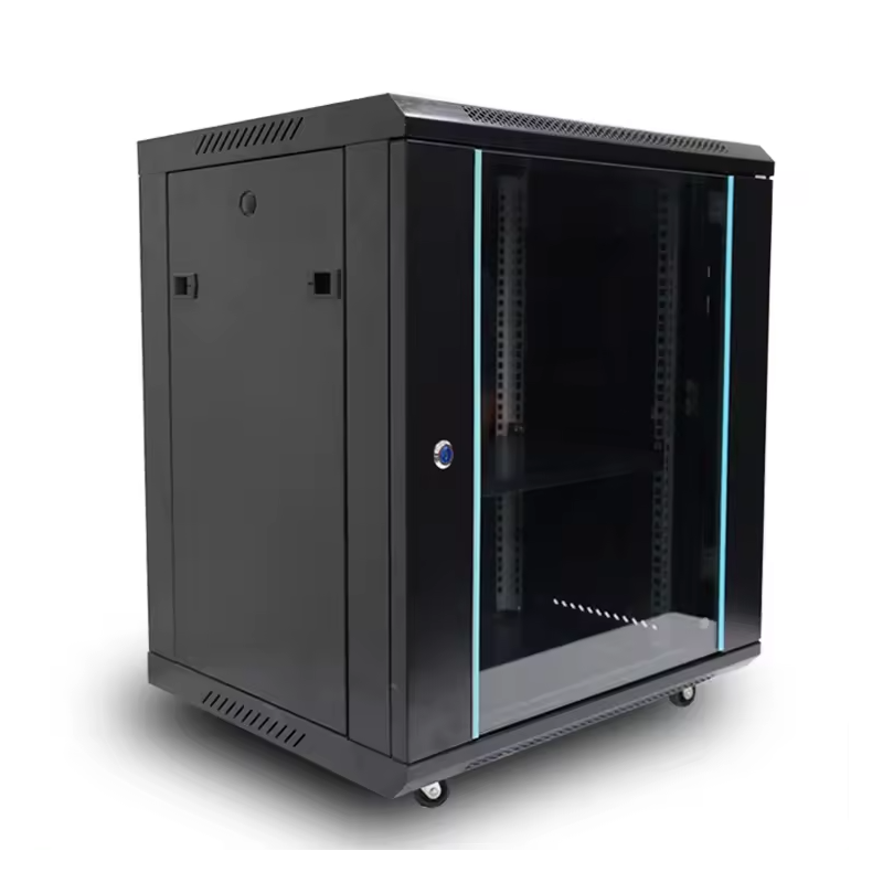 Coffret informatique 12U emplacement ventilo et multiprise 530x400cm