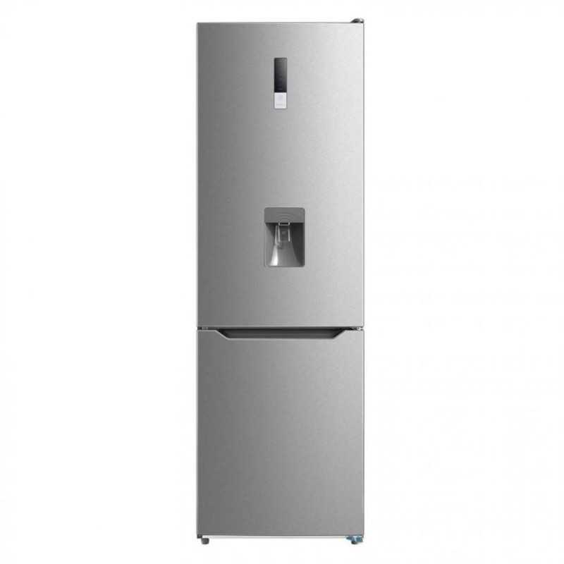 Réfrigérateur combine 3 tiroirs MIDEA MRDB424G avec dist d'eau silver Réfrigérateur combine 3 tiroirs MIDEA MRDB424G avec dist d'eau silver