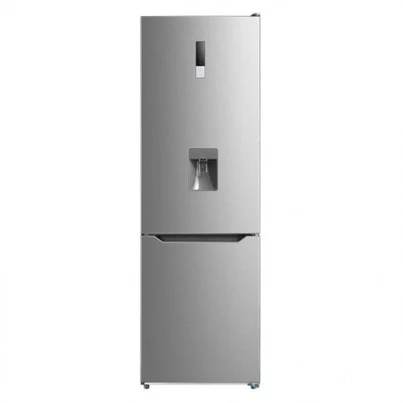 Réfrigérateur combine 3 tiroirs MIDEA MRDB424G avec dist d'eau silver
