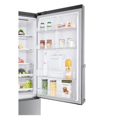 Réfrigérateur combine 3 tiroirs LG GC-F689BLCM avec fontaine 446 litres silver