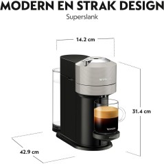 Machine a café NESPRESSO XM910B10 vertuo gris