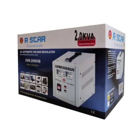Régulateur de tension automatique RSCART SVR-2000VA Contrôle par microprocesseur