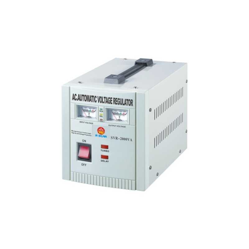Régulateur de tension automatique RSCART SVR-2000VA Contrôle par microprocesseur