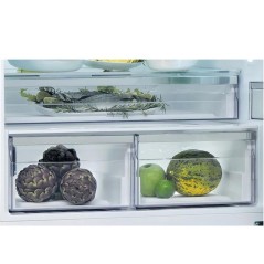 Réfrigérateur combine 3 tiroirs HOTPOINT HA84BE72X-84CME 558 litres silver