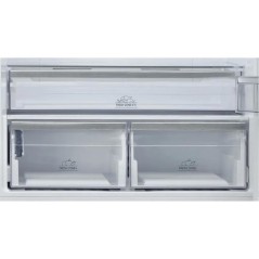 Réfrigérateur combine 3 tiroirs HOTPOINT HA84BE72X-84CME 558 litres silver