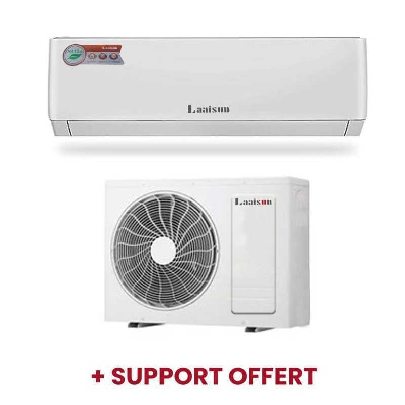 Split climatiseur LAAISUN 18000BTU 2cv R410 + support offert Split climatiseur LAAISUN 18000BTU 2cv R410 + support offert