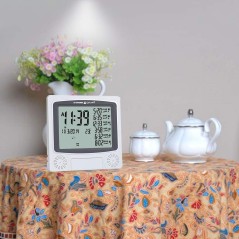 Horloge murale rappel prière Azan HA-4010 alarme cadeaux de bureau ramadan, décor du foyer