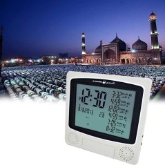Horloge murale rappel prière Azan HA-4010 alarme cadeaux de bureau ramadan, décor du foyer