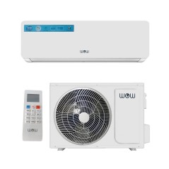 Split climatiseur WOW 12000BTU 1.5 cv gaz R410 blanc