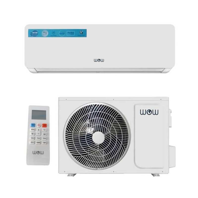 Split climatiseur WOW 12000BTU 1.5 cv gaz R410 blanc Split climatiseur WOW 12000BTU 1.5 cv gaz R410 blanc