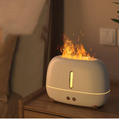 Humidificateur arôme Simulation 3D flamme lumière parfum atomiseur A318