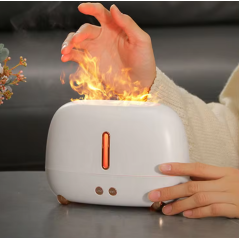 Humidificateur arôme Simulation 3D flamme lumière parfum atomiseur A318