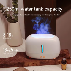 Humidificateur arôme Simulation 3D flamme lumière parfum atomiseur A318