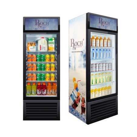 Réfrigérateur vertical vitrine ROCH RSF-210 210 litres