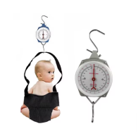 Balance mécanique suspendu QE-08 double cadran ressort 100KG cadran bébé sans le sac en coton