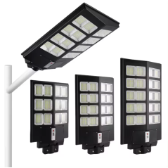 Lampadaire solaire tout-en-un 1000W avec télécommande