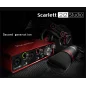 Carte son d'enregistrement Studio Focusrite SCARLETT SOLO STUDIO 2e génération 192 kHz + micro + écouteurs