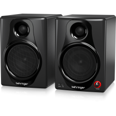Haut parleur Behringer Media 40USB bi-amplifiés haute résolution de 150 watts avec entrée USB