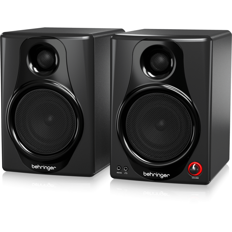 Haut parleur Behringer Media 40USB bi-amplifiés haute résolution de 150 watts avec entrée USB Haut parleur Behringer Media 40USB bi-amplifiés haute résolution de 150 watts avec entrée USB