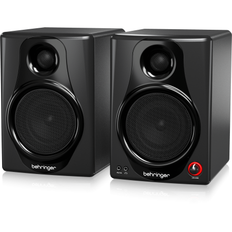 Haut parleur Behringer Media 40USB bi-amplifiés haute résolution de 150 watts avec entrée USB