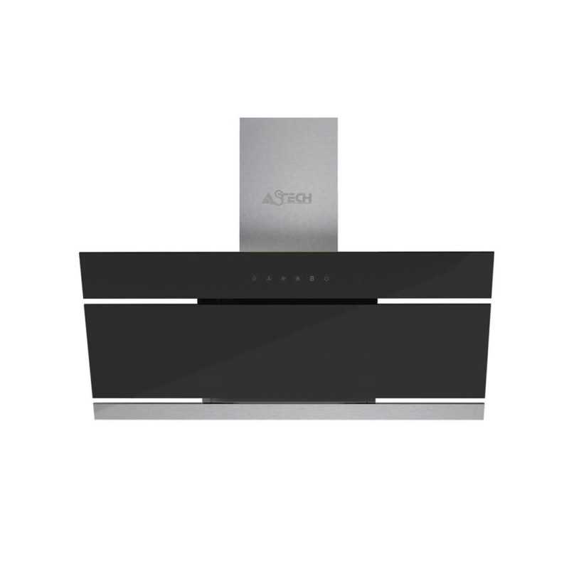 Hotte aspirante de cuisine ASTECH HO90S-44NOG-MA 90X60 noir