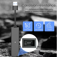 Adaptateur de câble USB 3.0 VR PS4 vers PS5 Connecteur PS VR Mini Adaptateur de caméra pour accessoires de jeux PS5 PS4