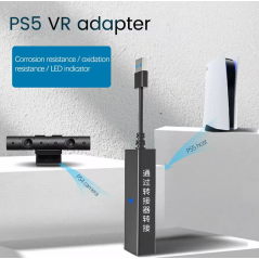 Adaptateur de câble USB 3.0 VR PS4 vers PS5 Connecteur PS VR Mini Adaptateur de caméra pour accessoires de jeux PS5 PS4