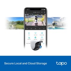 Caméra extérieur sans fil TP-LINK TAPO C520WS 2K QHD étanche IP66 avec vision nocturne avancée et audio bidirectionnel