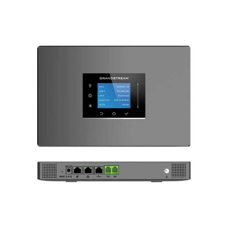 Solutions de communication et de collaboration unifiée GRANDSTREAM UCM6301 500 extensions et 75 appels simultanés