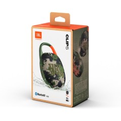Mini enceinte portable sans fil JBL Clip 5 7W RMS Bluetooth 5.3 12h d'autonomie, conception étanche IP67
