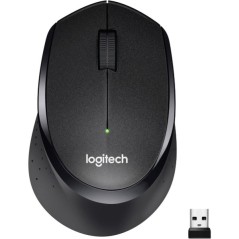 Souris sans fil LOGITECH B330 Silent Plus droitier capteur optique 1000 dpi 3 boutons noir