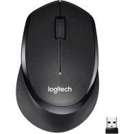 Souris sans fil LOGITECH B330 Silent Plus droitier capteur optique 1000 dpi 3 boutons noir