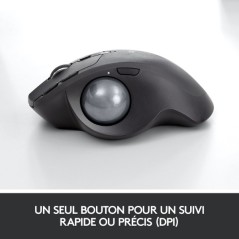 Trackball sans fil LOGITECH MX Ergo droitier capteur optique 440 dpi 8 boutons compatible PC et MAC