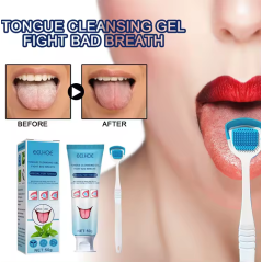 Gel nettoyant de la langue pour prévenir les mauvaises Haleine