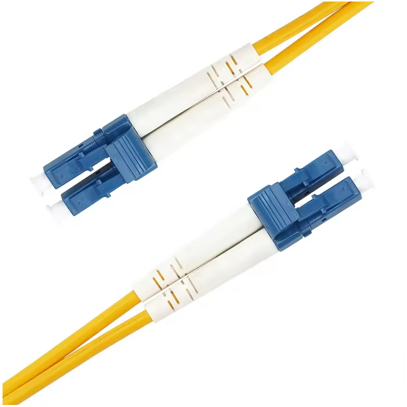 Cordon de câble de raccordement fibre DUPLEX monomode LC à LC Cordon de câble de raccordement fibre DUPLEX monomode LC à LC