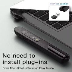 Pointeur Laser Stylo sans fil USB 2.4GHz pour présentation PPT