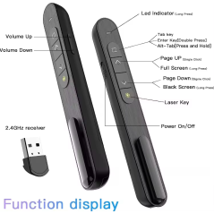 Pointeur Laser Stylo sans fil USB 2.4GHz pour présentation PPT