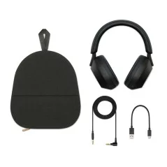 Casque circum-aural fermé sans fil Sony WH-1000XM5 Bluetooth 5.2/NFC Commandes tactiles Micro Autonomie 30h Charge rapide