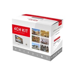 Kit vidéosurveillance Analogique 4 caméras Avec Fil 2MP