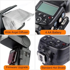 Flash Speedlite Godox TT600 2.4 G sans Fil pour appareil photo DSLR Canon Nikon