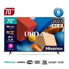 Téléviseur Hisense SMART UHD 4K – 70A6K  70 Pouces
