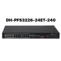 Switch 24 ports PoE DAHUA DH-PFS3226-24ET-240 L2 Ingérable