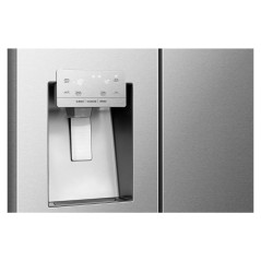 Réfrigérateur side by side 4 portes HISENSE RS-82WS4SB 628 litres avec fontaine inox inverter wifi
